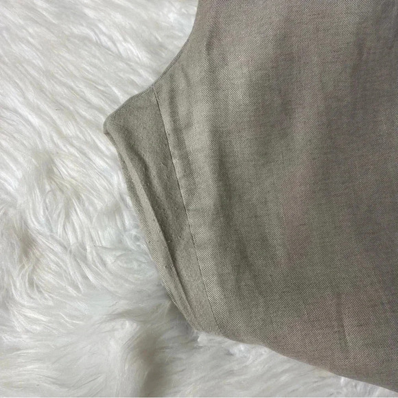 Babaton Aritzia Cohan Linen Taper Ankle Pants Pull On trousers Size 4 - Picture 3 of 10